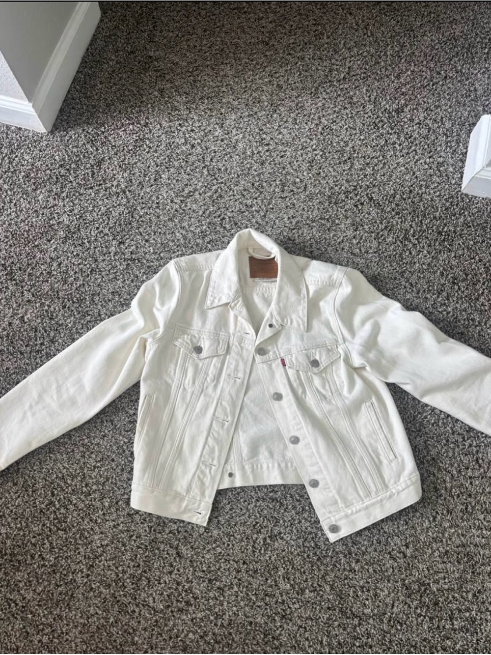 Levi's White Women's Denim Trucker Jacket